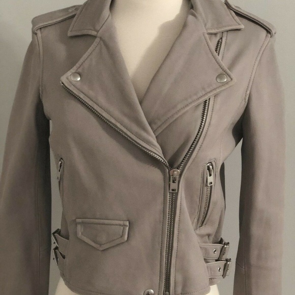 IRO  Leather Moto jacket sold - Picture 2 of 7
